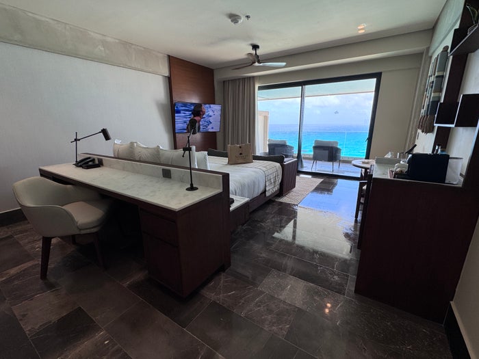 Secrets Mirabel Cancun Bedroom Desk Ocean View