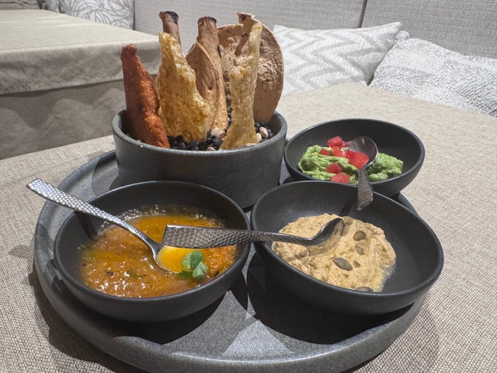 Secrets Mirabel Cancun Bread Dips Appetizer Tray