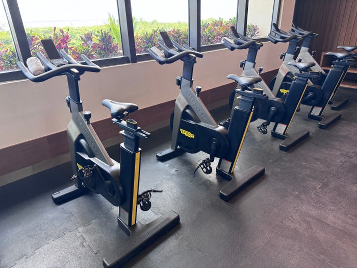 Secrets Mirabel Cancun Gym Spin Bikes Row