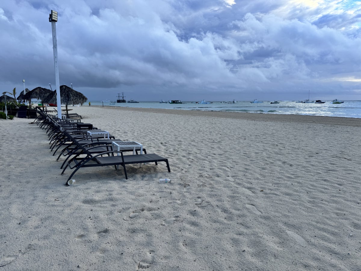 Secrets Royal Beach Punta Cana Beach Loungers Dusk