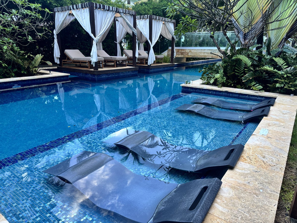 Secrets Royal Beach Punta Cana Lazy River In Water Loungers
