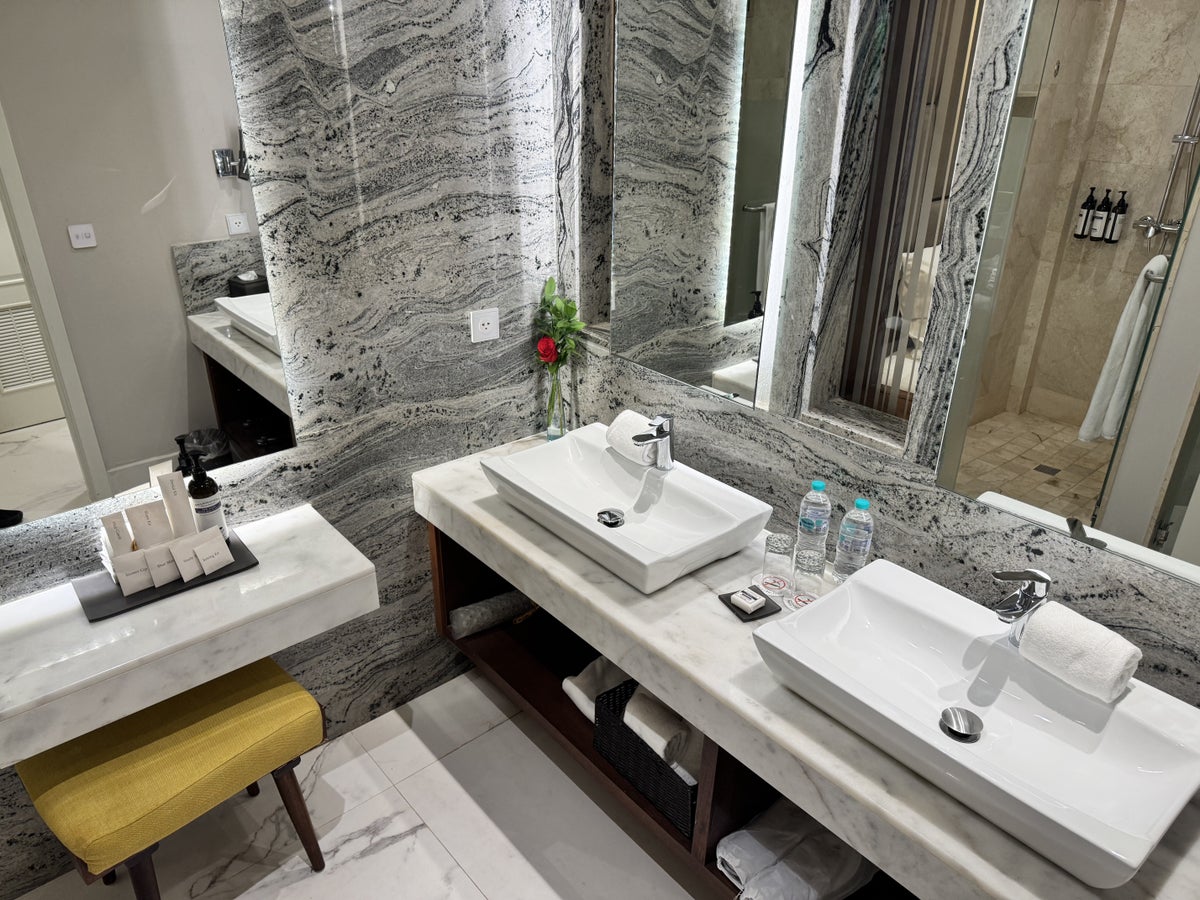 Secrets Royal Beach Punta Cana Preferred Club Junior Suite Swim Up Bathroom Vanity