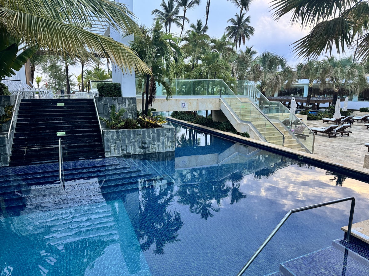 Secrets Royal Beach Punta Cana Preferred Pool Stairs Wide View