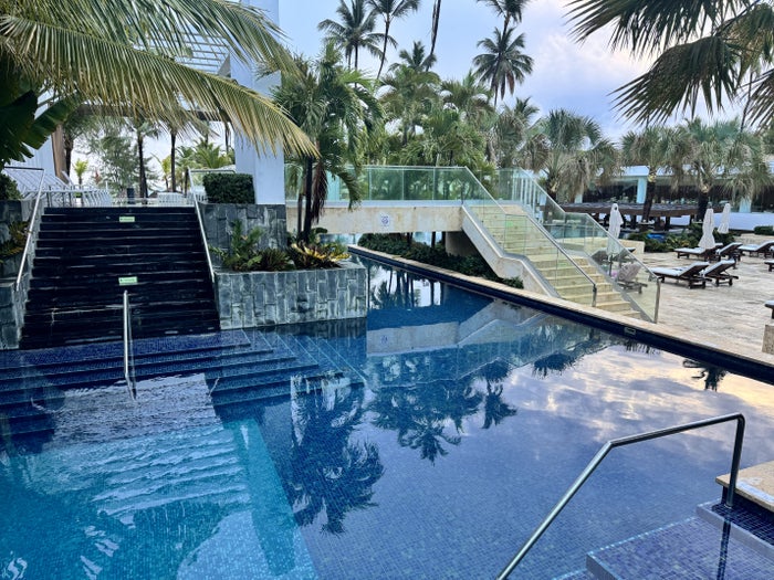 Secrets Royal Beach Punta Cana Preferred Pool Stairs Wide View