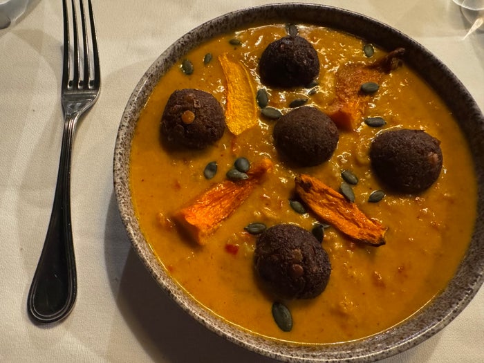 Senhora da Rosa Mr Mrs Smith Azores restaurant lentil meatballs Senhora da Rosa Mr Mrs Smith Azores restaurant lentil meatballs