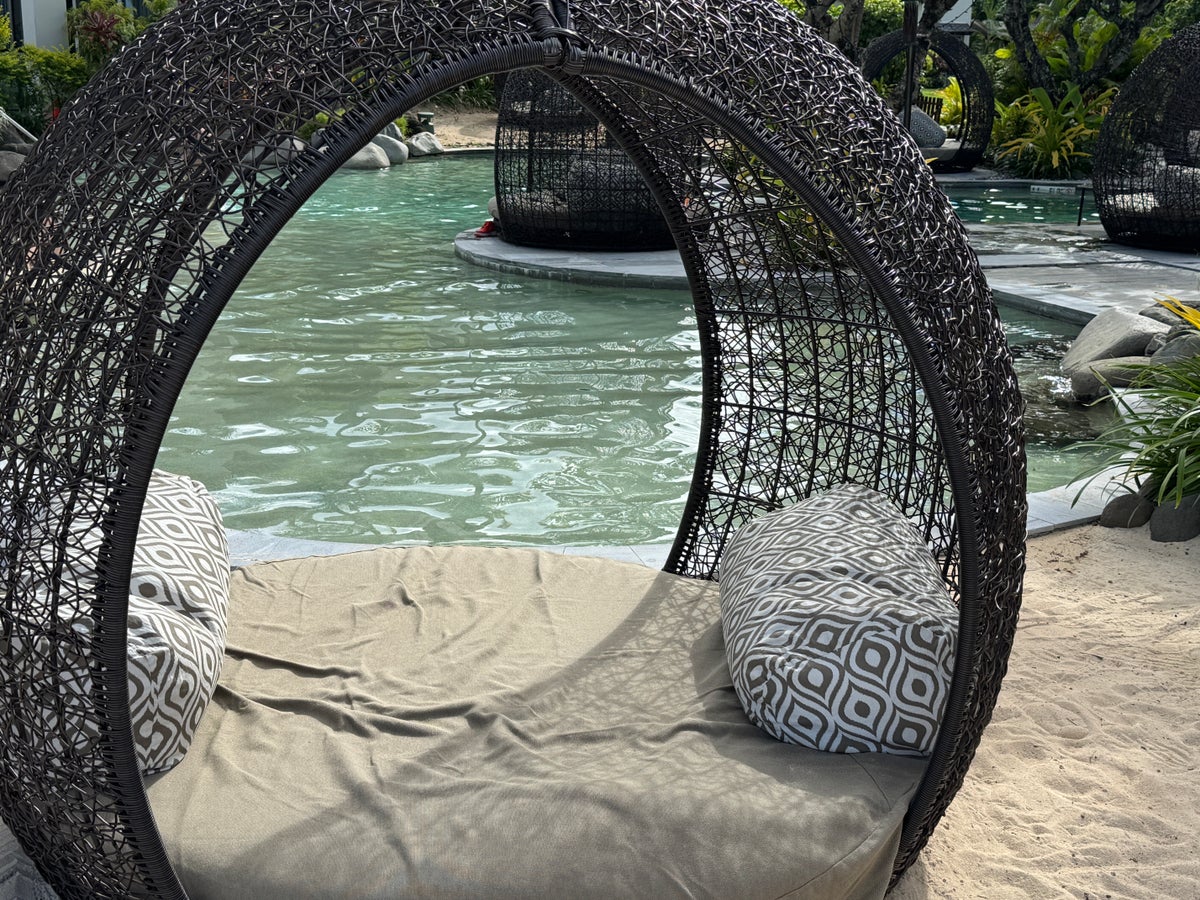Sheraton Fiji Golf & Beach Resort daybed by pool