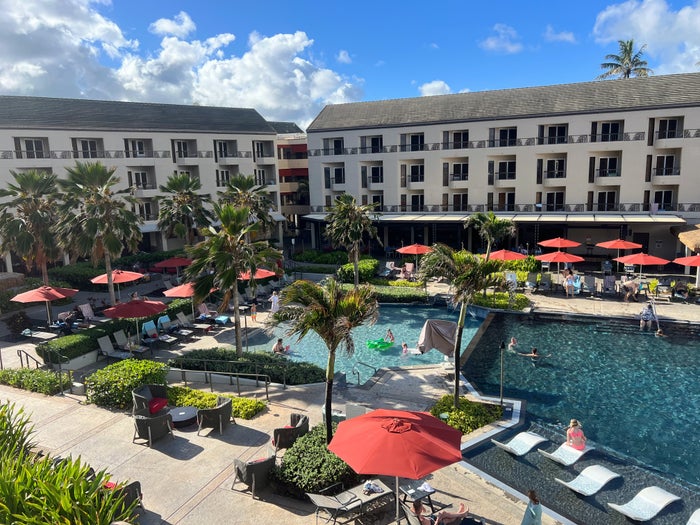 Sheraton Kauai Coconut Beach Resort kids pool and main pool