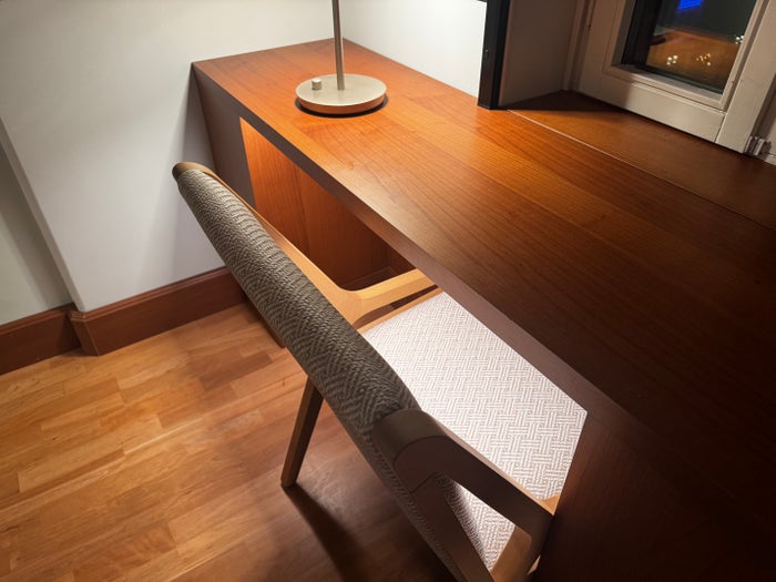 Sheraton Stockholm Hotel bedroom desk chair