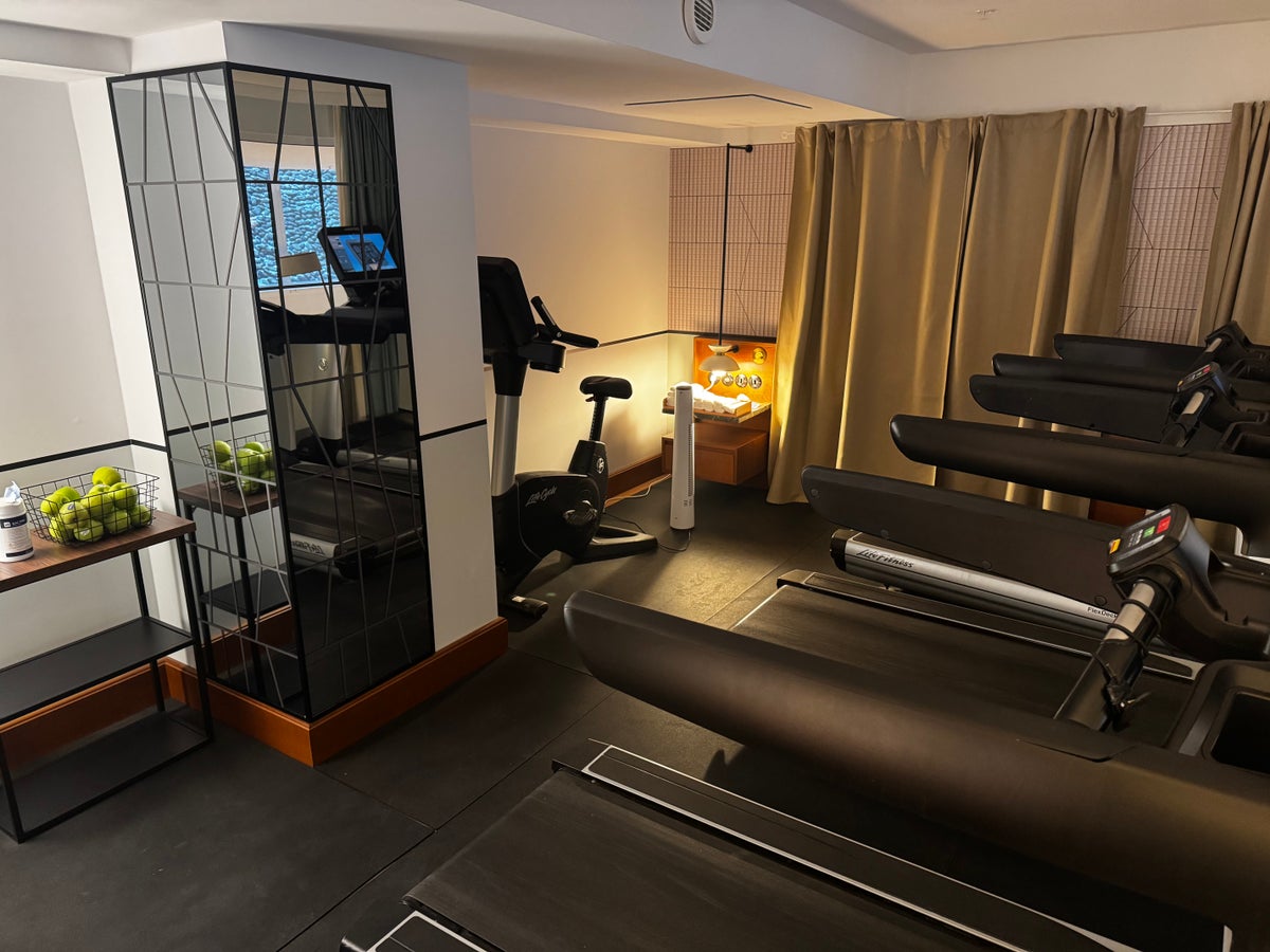 Sheraton Stockholm Hotel temporary gym cardio