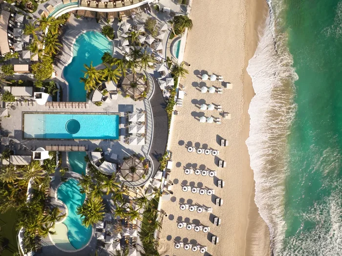 Signia by Hilton Signia by Hilton Diplomat Beach Resort aerial beach view