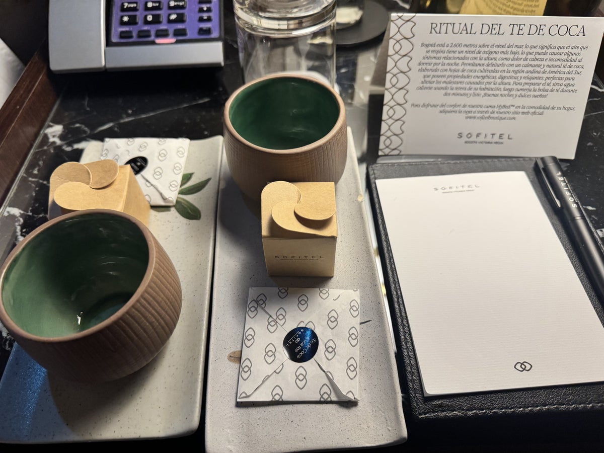 Sofitel Bogota Victoria Regia Coca Tea Ritual