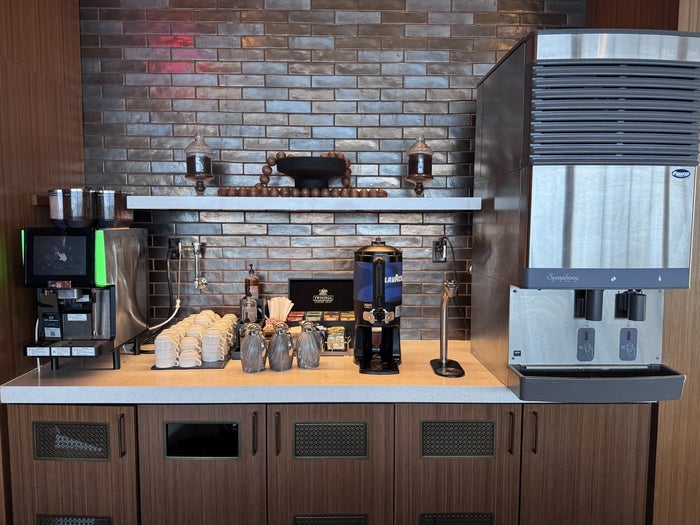 Soho Lounge JFK coffee station