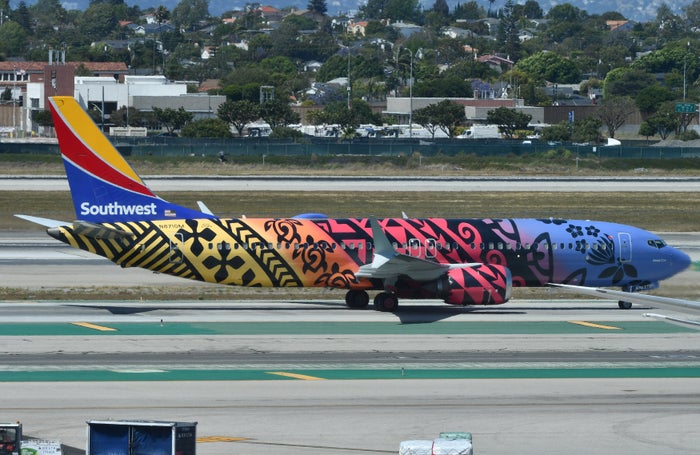 Southwest 737 Max 8 Imua One colors LAX