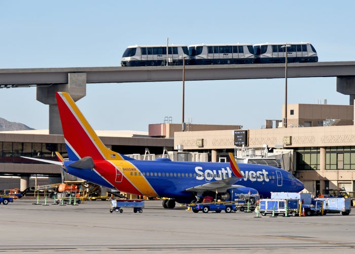 Southwest airport train PHX