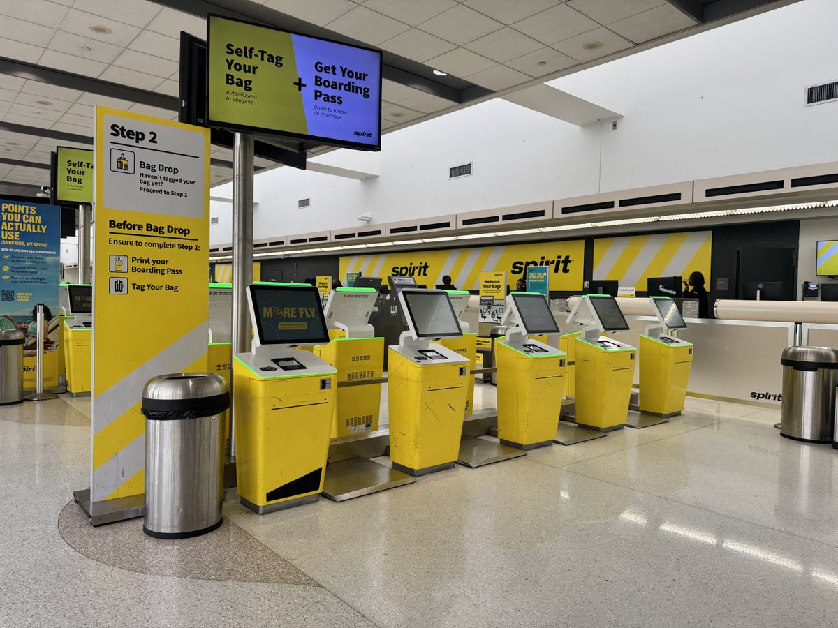 Spirit Airlines A321 FLL Bag Drop