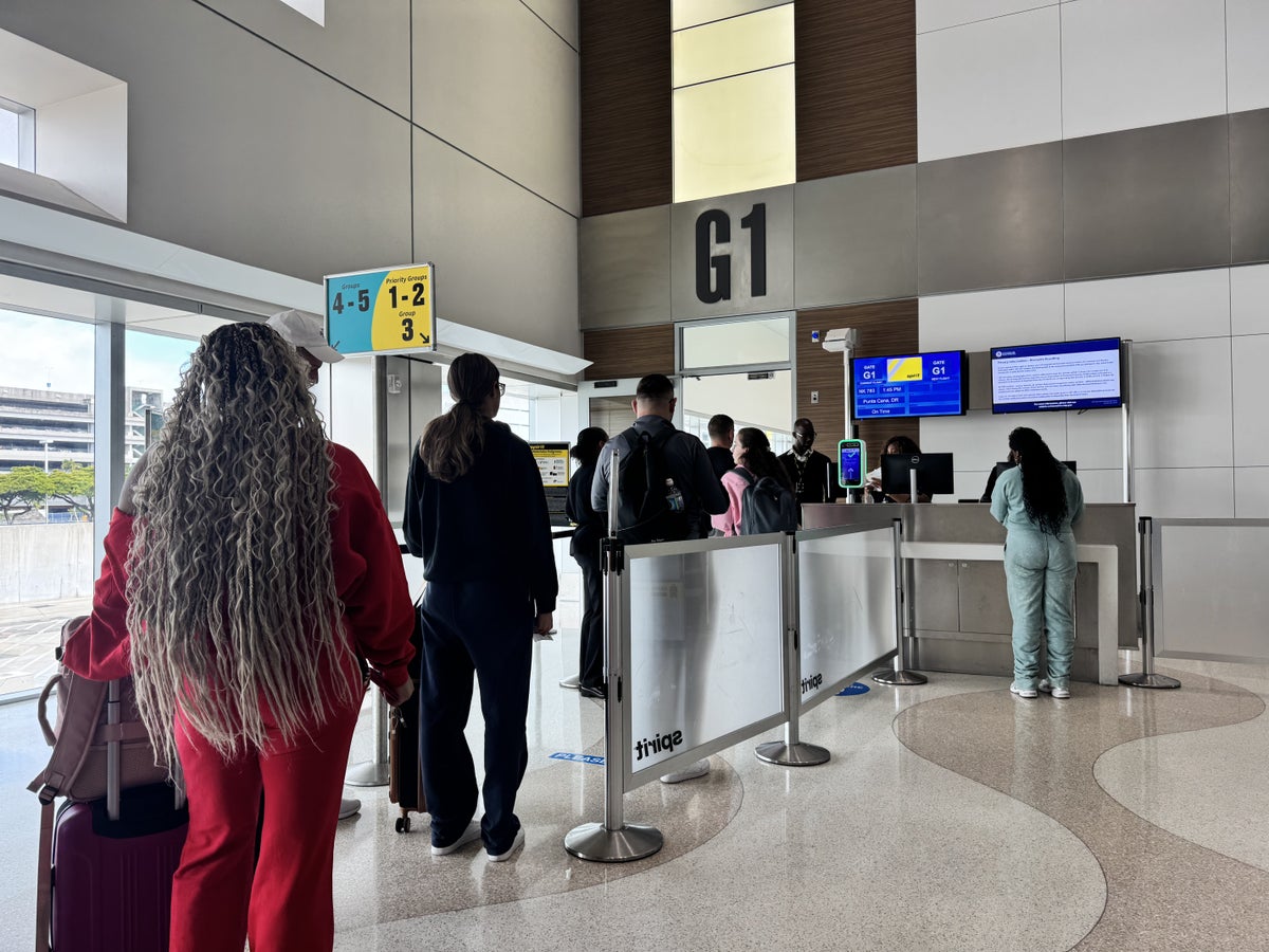 Spirit Airlines A321 Premium Economy Boarding