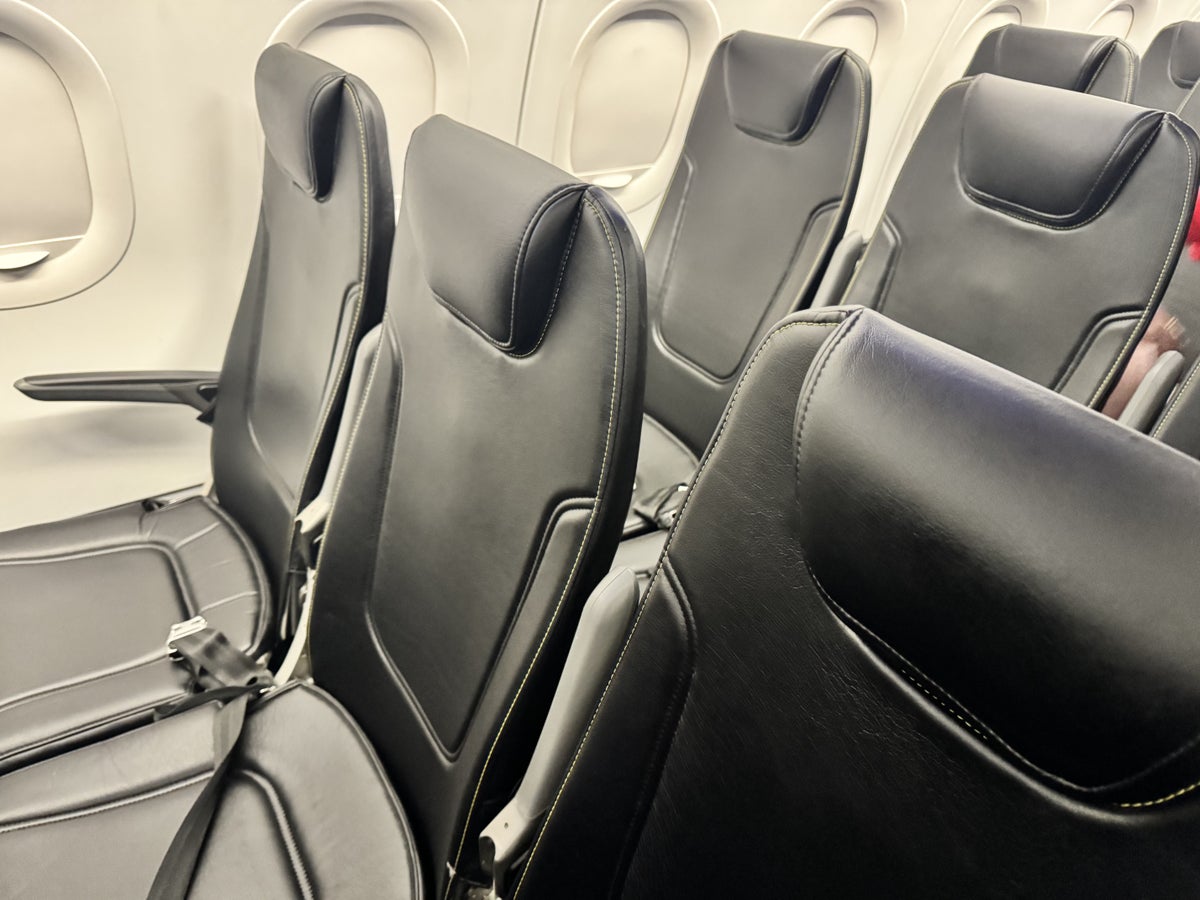 Spirit Airlines A321 Premium Economy Economy Seat Row
