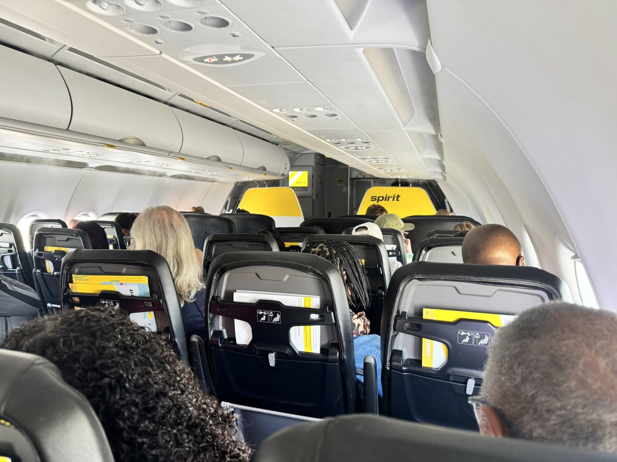 Spirit Airlines A321 Premium Economy View From Seat