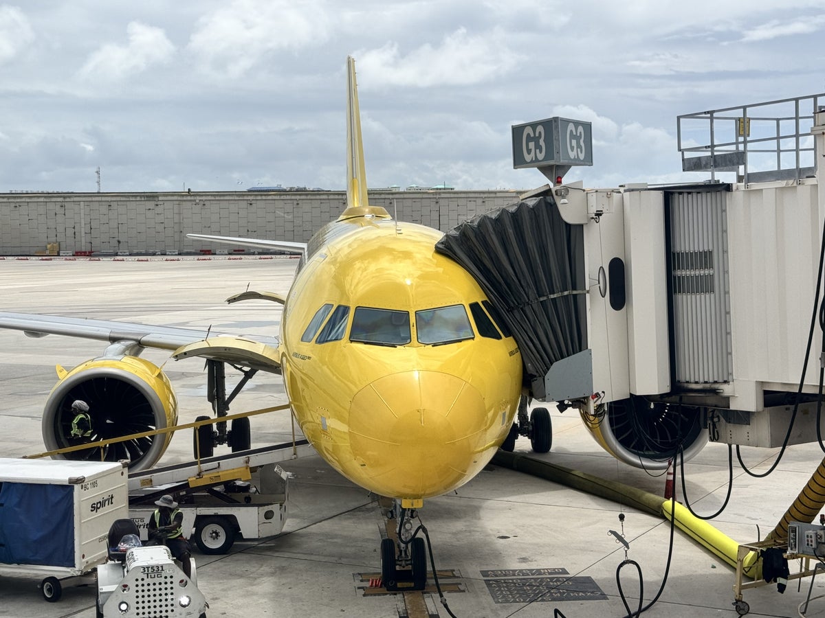 Spirit Airlines A321 at Gate FLL