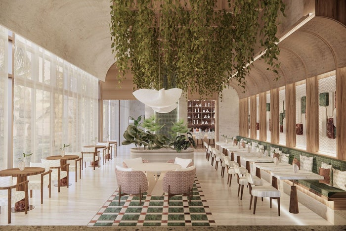 St Regis Costa Mujeres dining rendering