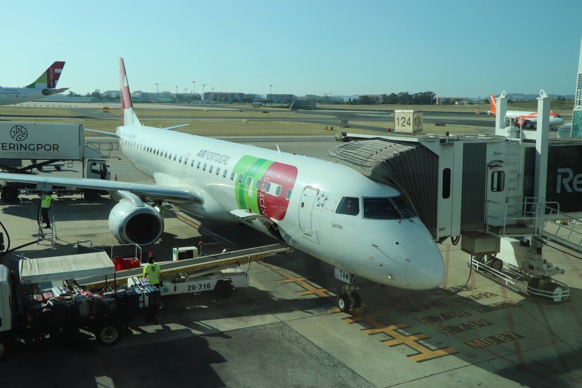 TAP Portugal planes at Lisbon LIS