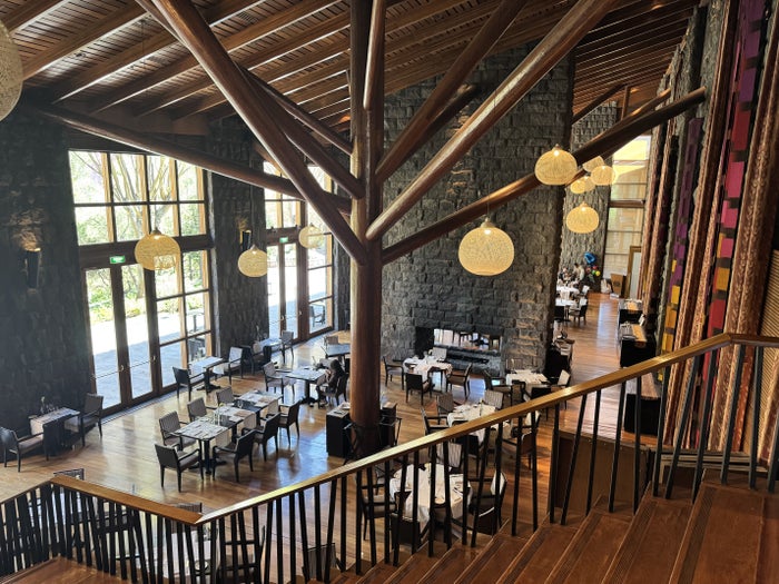 Tambo del Inka Marriott Luxury Collection Restaurant Balcony View