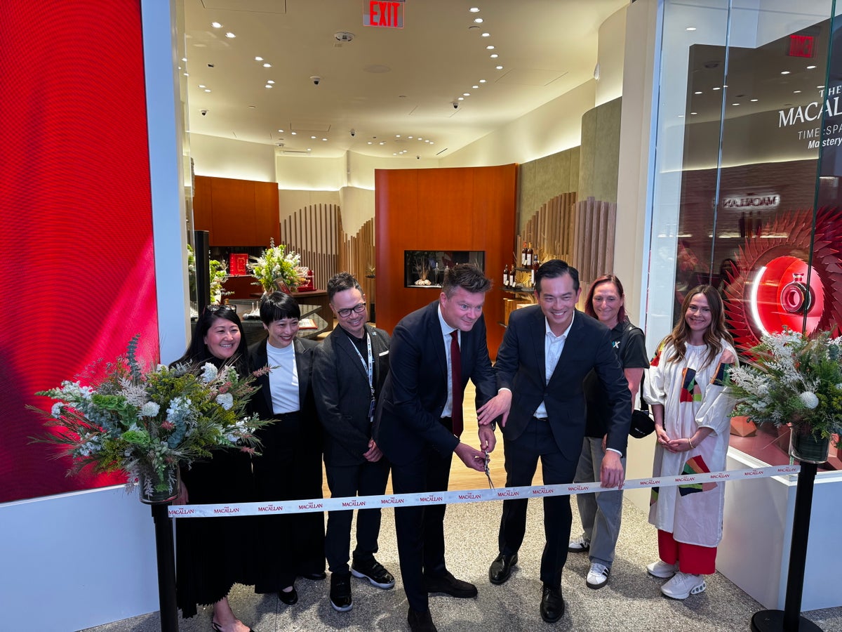 The Macallan Boutique LAX ribbon cutting