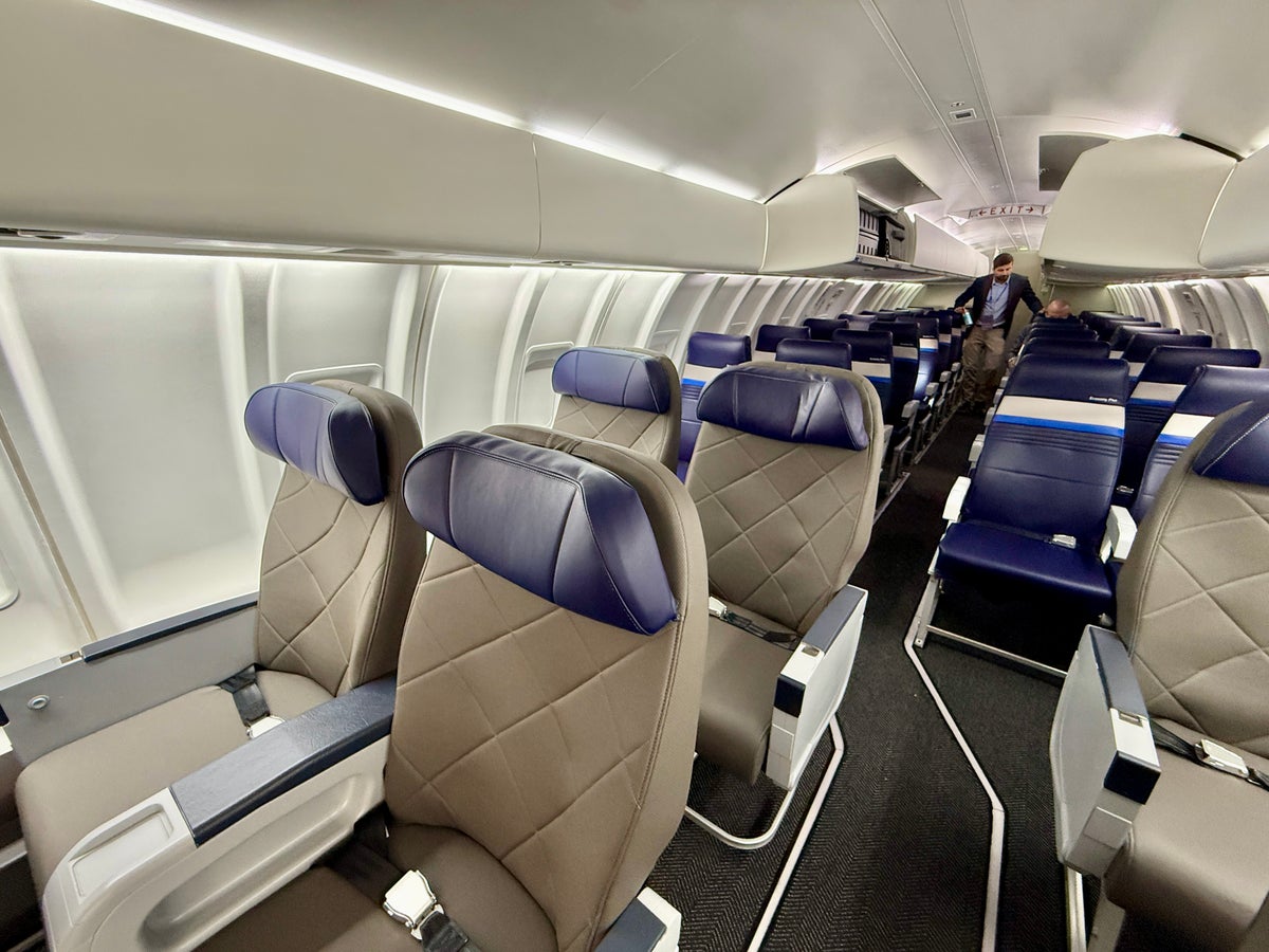 United CRJ450 Angle Cabin View