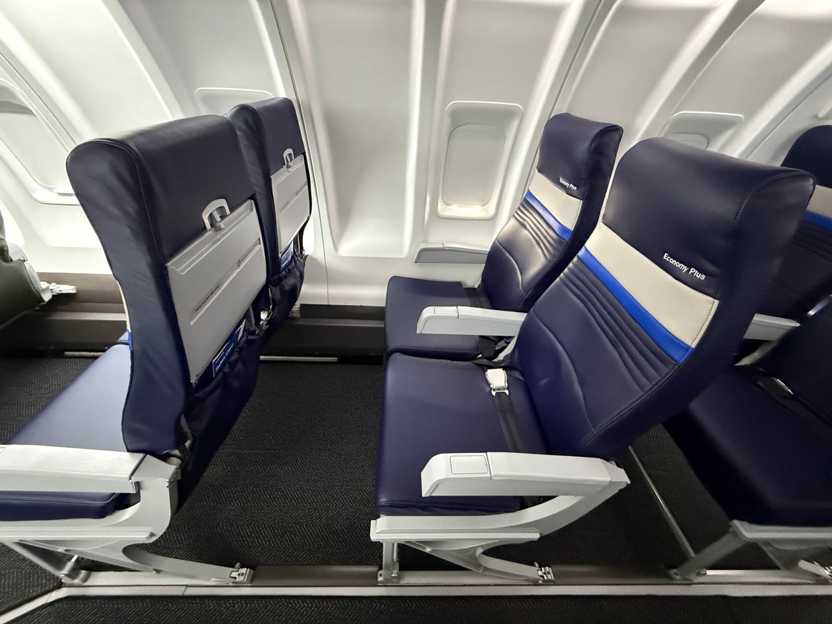 United CRJ450 Economy Plus Seats From Side