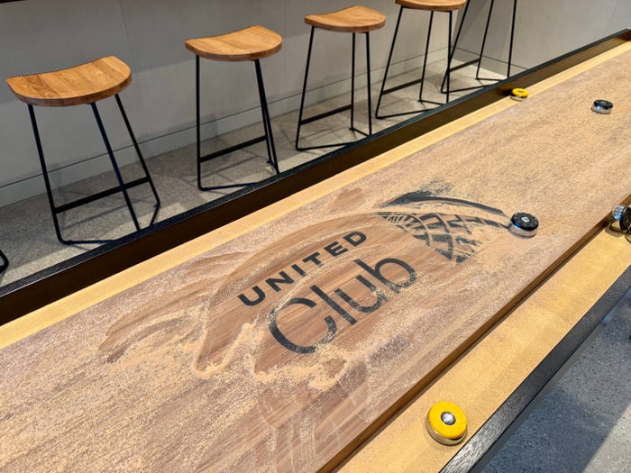 United Club Denver B West Shuffleboard Logo United Club Denver B West Shuffleboard Logo
