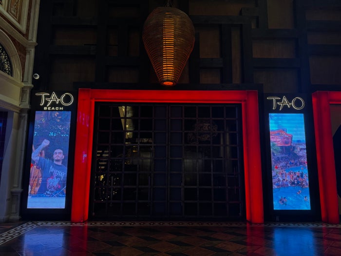 Venetian Las Vegas TAO restaurant entrance Venetian Las Vegas TAO restaurant entrance