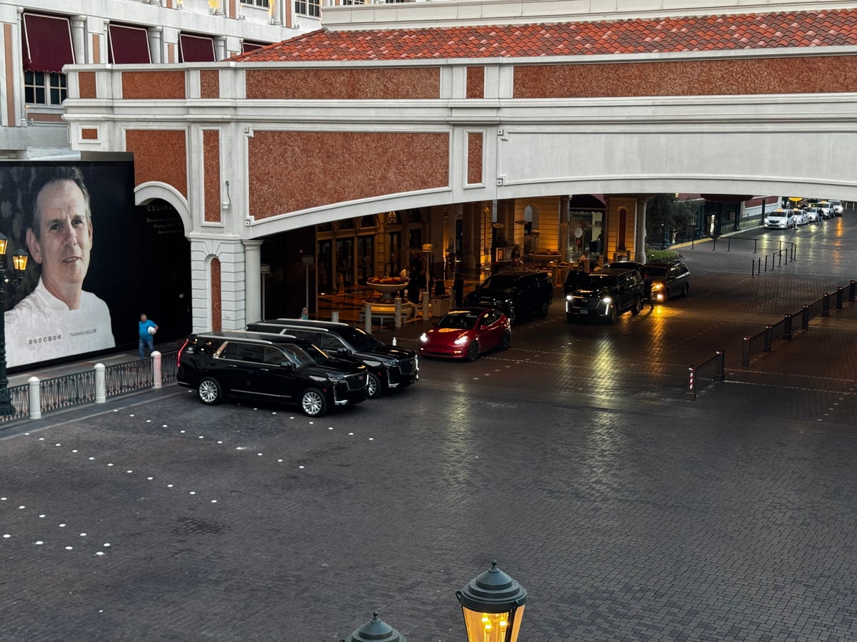 Venetian Las Vegas dropoff area