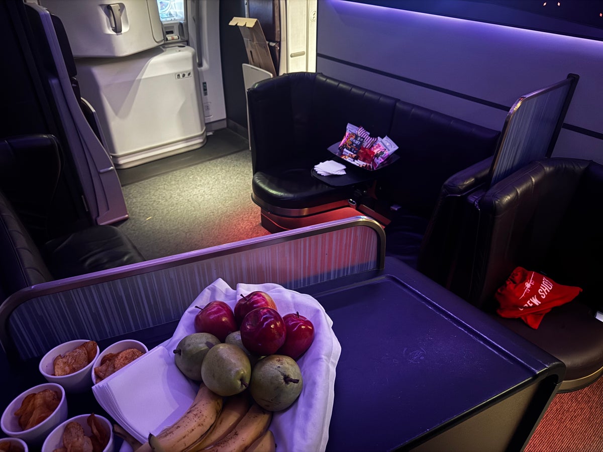 Virgin Atlantic A350 1000 Upper Class communal space Virgin Atlantic A350 1000 Upper Class communal space