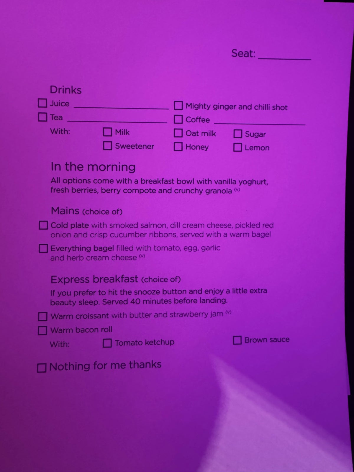 Virgin Atlantic A350 1000 Upper Class ordering Virgin Atlantic A350 1000 Upper Class ordering