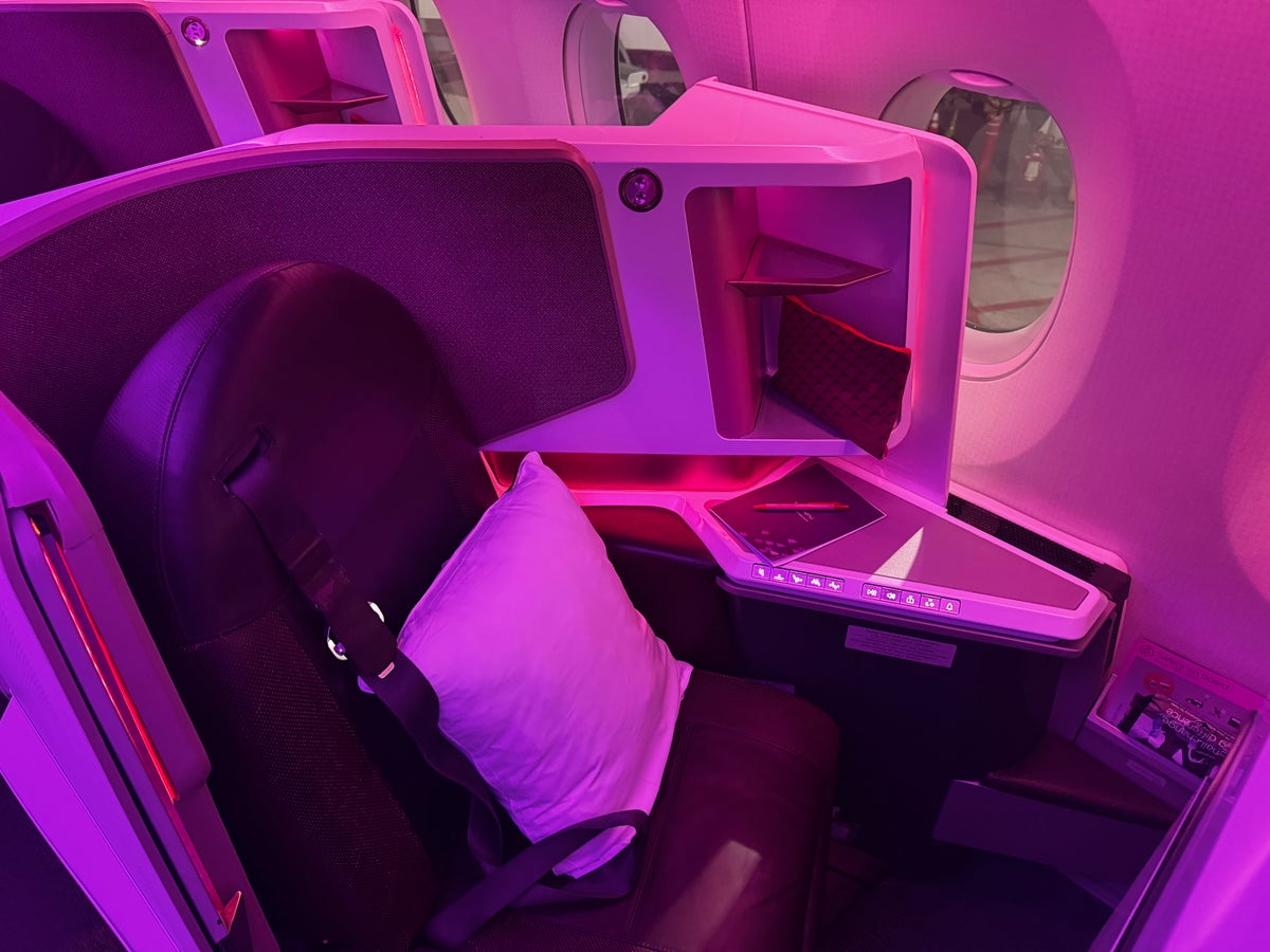 Virgin Atlantic A350 1000 Upper Class seat 7A Virgin Atlantic A350 1000 Upper Class seat 7A