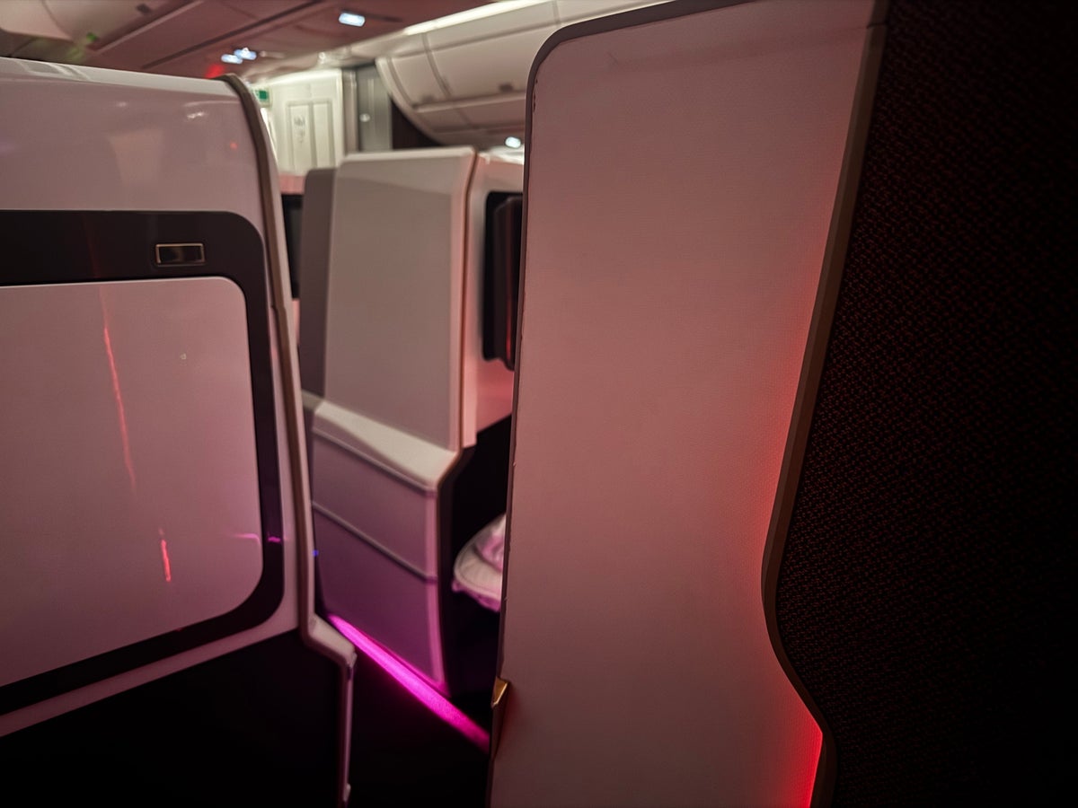 Virgin Atlantic A350 1000 Upper Class sliding door