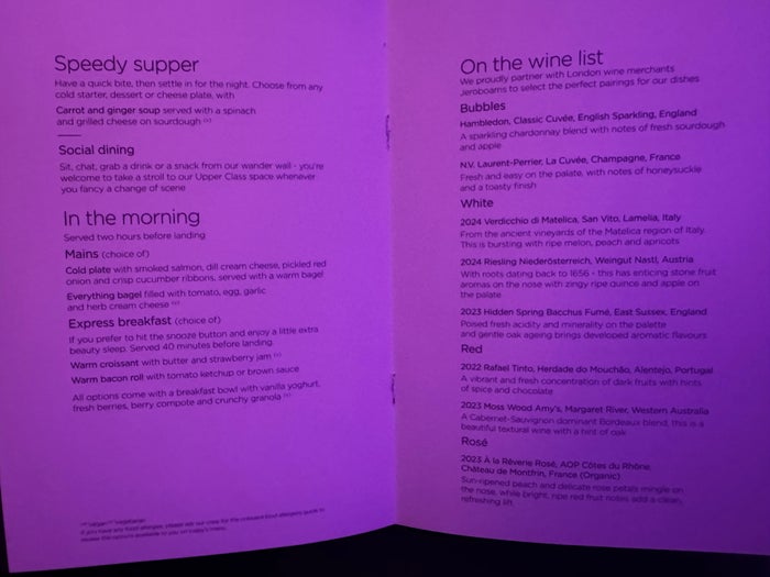 Virgin Atlantic A350 1000 Upper Class speedy