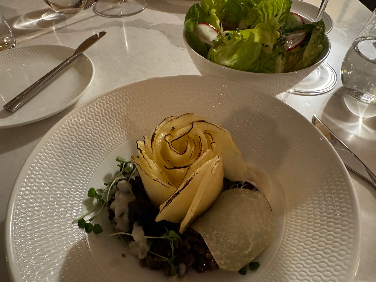 Waldorf Astoria Helsinki Lilja Terrace meal