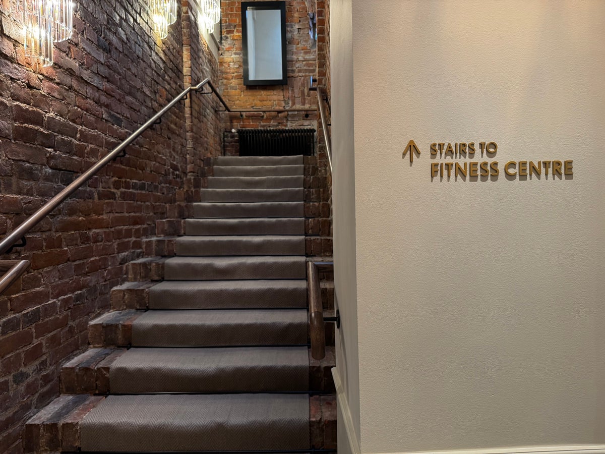 Waldorf Astoria Helsinki gym stairs