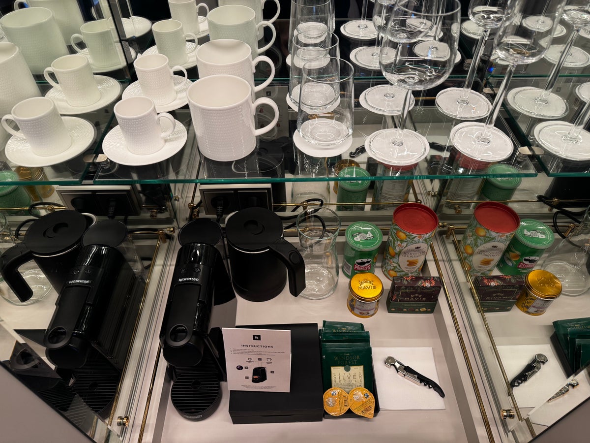 Waldorf Astoria Helsinki junior attic suite minibar