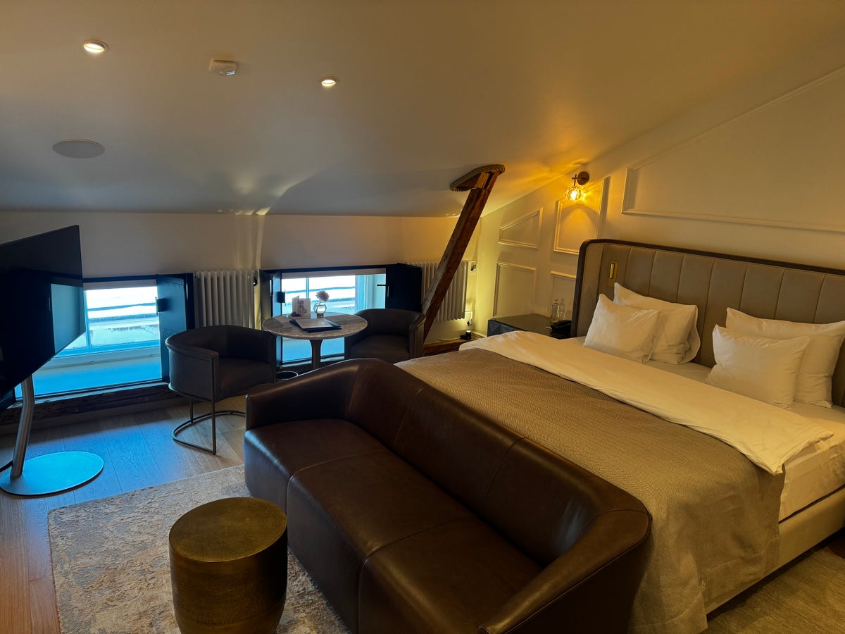 Waldorf Astoria Helsinki junior attic suite sofa