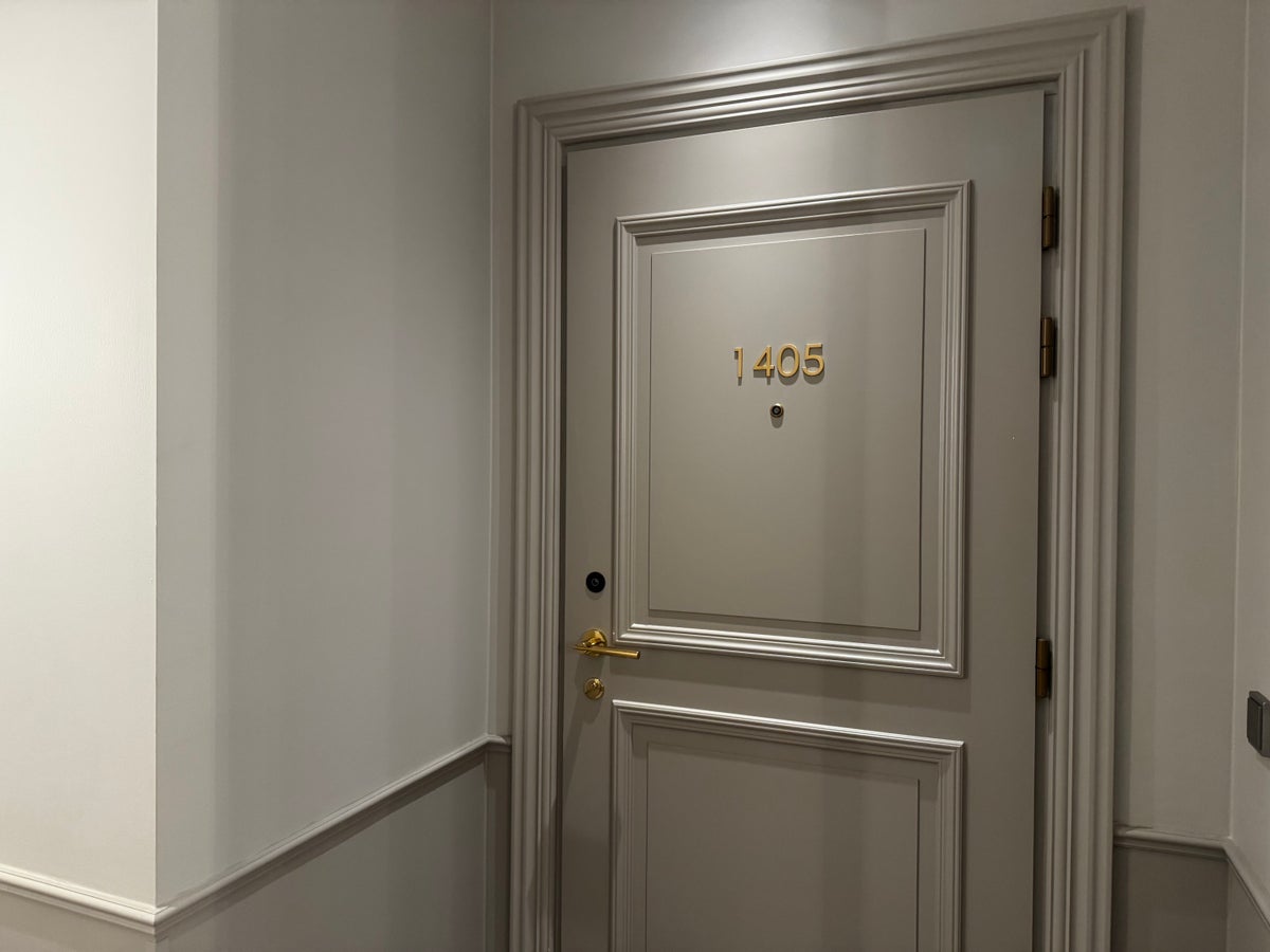 Waldorf Astoria Helsinki room 1405 door