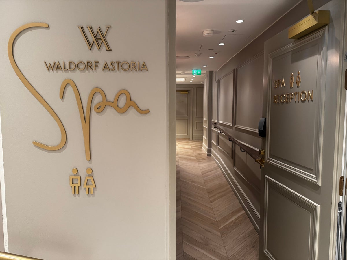 Waldorf Astoria Helsinki spa entrance