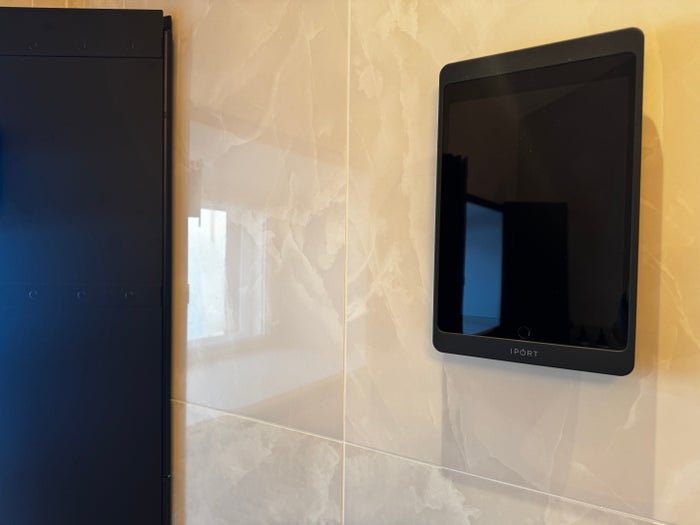 Waldorf Astoria Helsinki tablet on wall