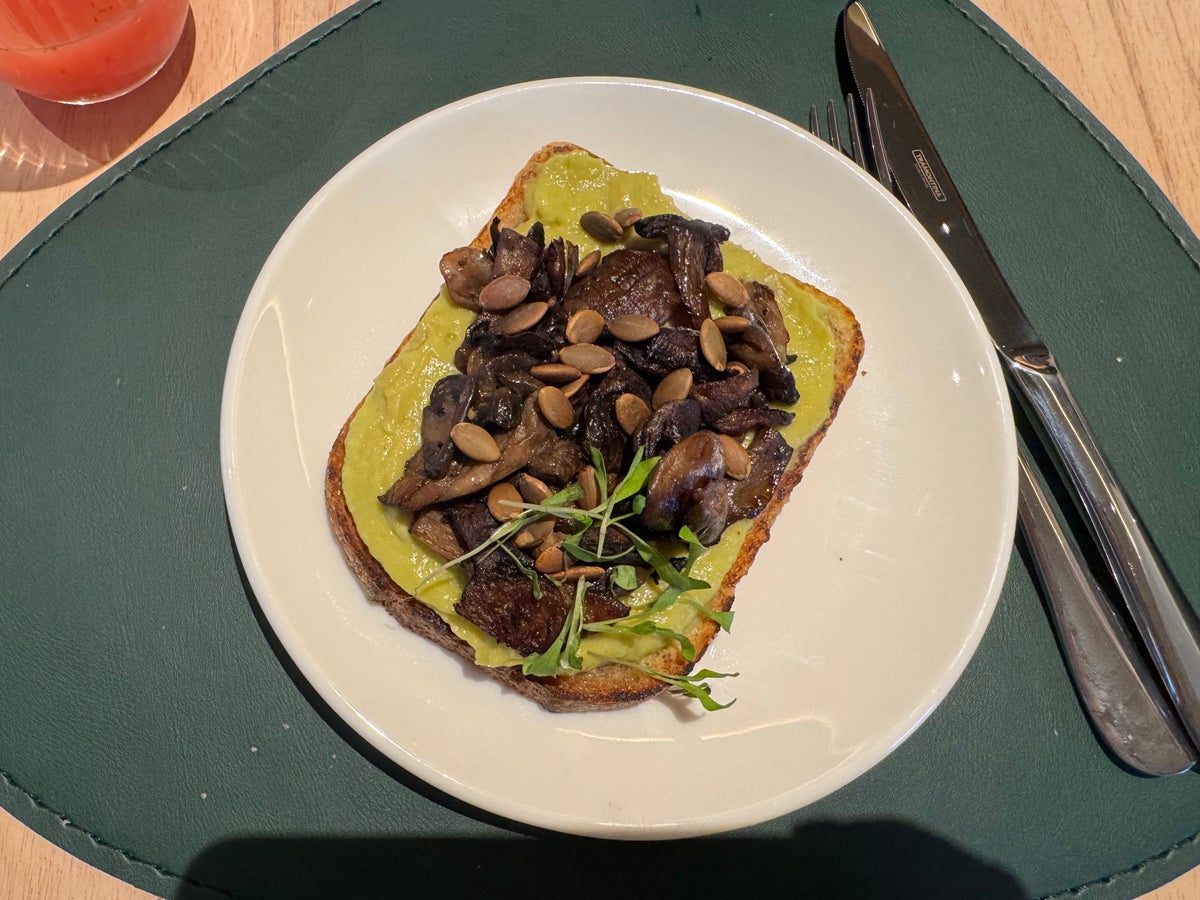 Westin Sao Paulo Marriott avocado toast