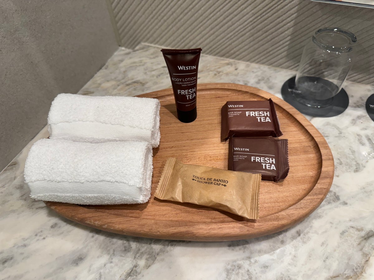 Westin Sao Paulo Marriott bathroom amenities