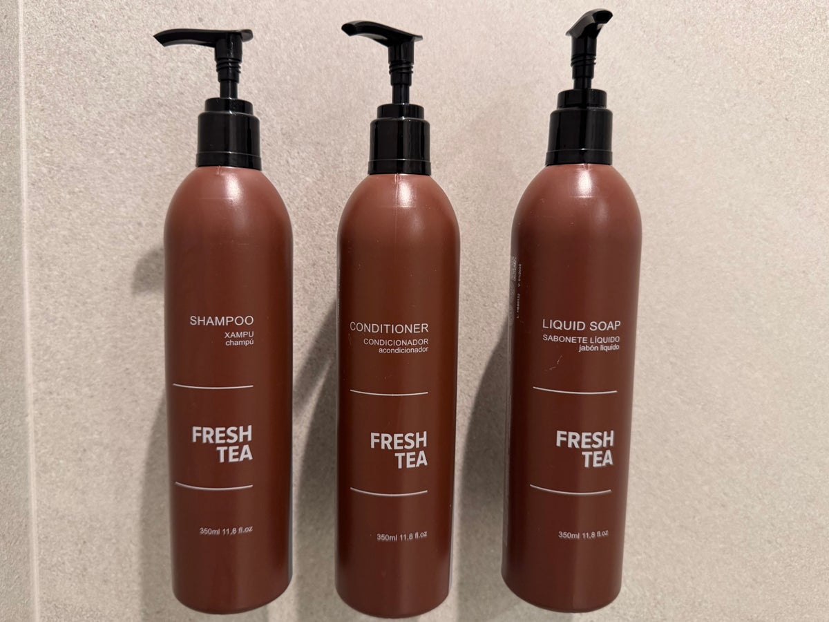 Westin Sao Paulo Marriott bathroom pump bottles