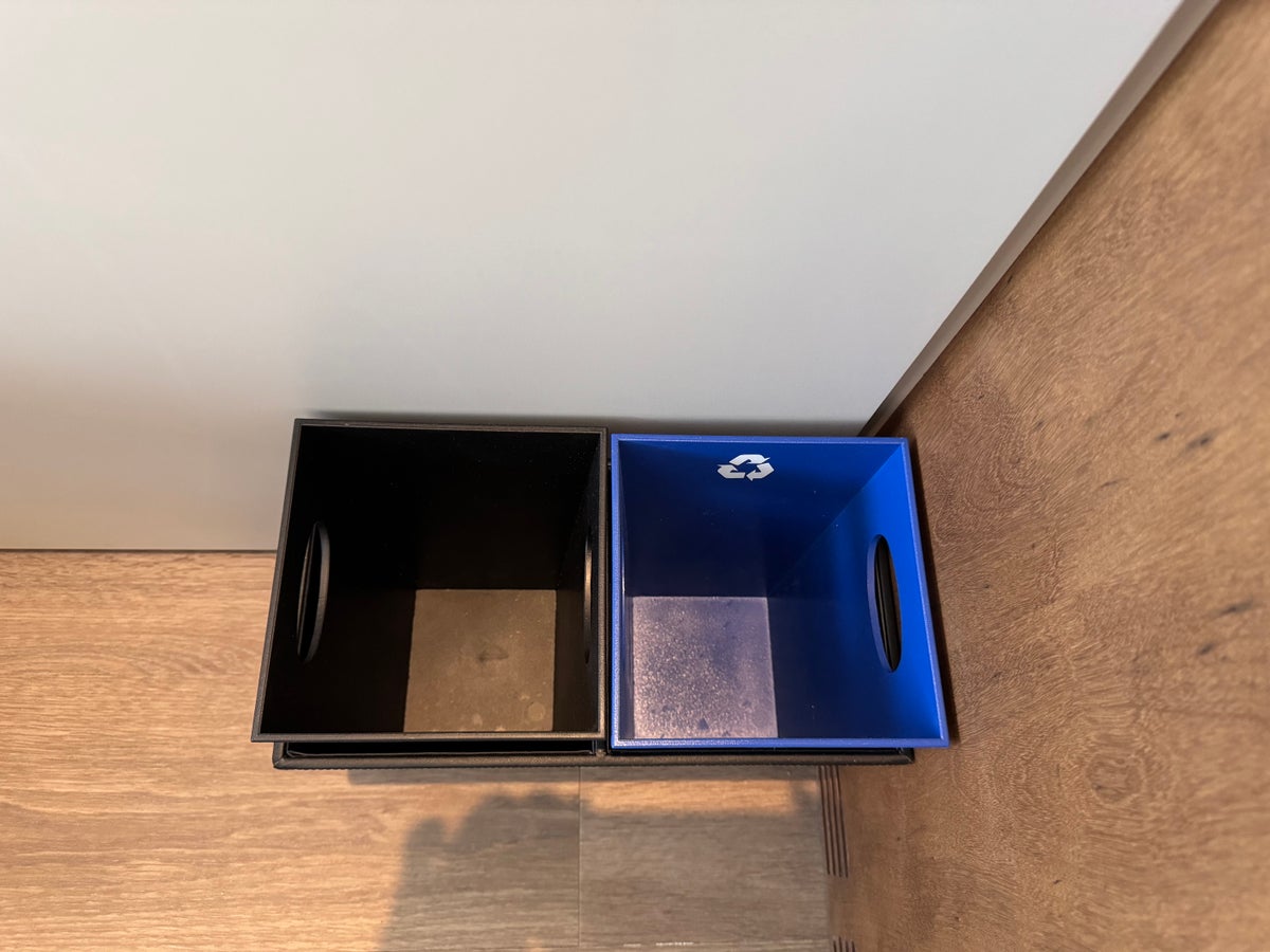 Westin Sao Paulo Marriott bedroom bins