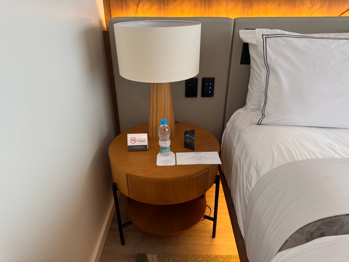 Westin Sao Paulo Marriott bedroom nightstand