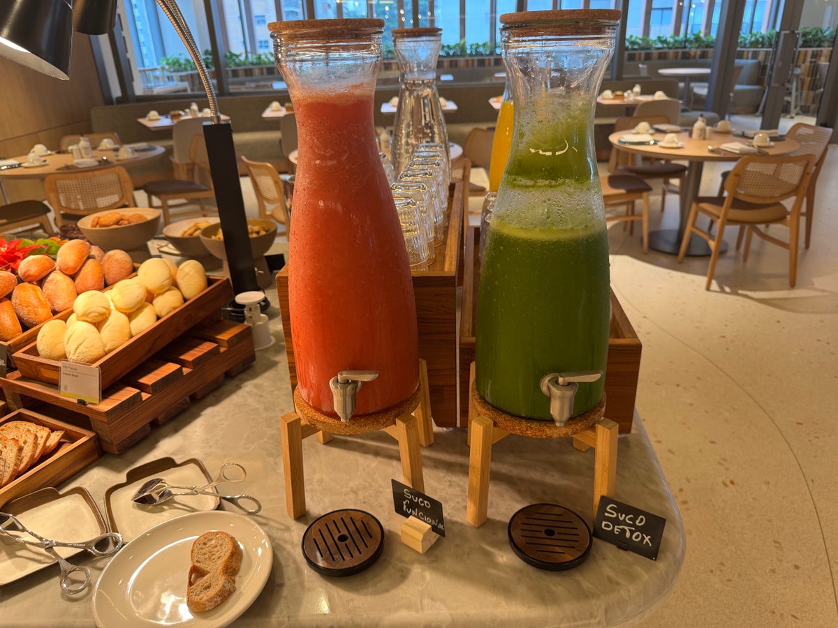 Westin Sao Paulo Marriott buffet juice